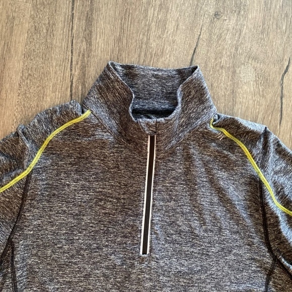 LULULEMON Men’s Half Zip Heathered Black Size Large - Picture 9 of 9